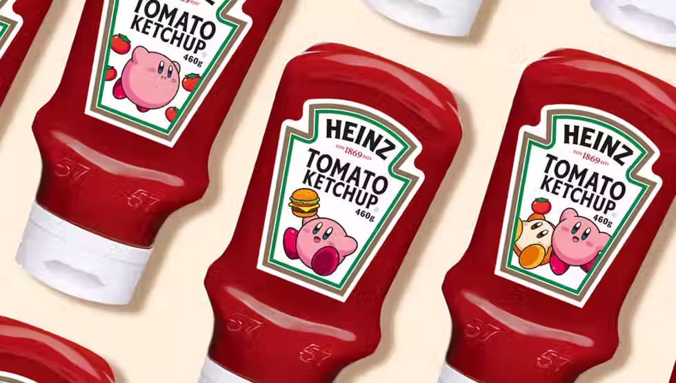 Nintendo's Kirby Teams up With Heinz for Limited-Edition Ketchup