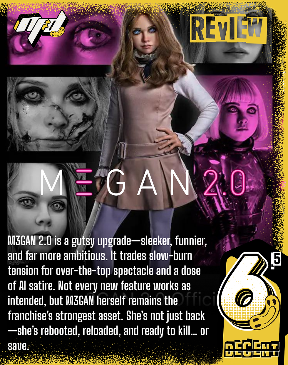 M3GAN 2.0 Review: Spycraft, Sass, and a Slight System Crash