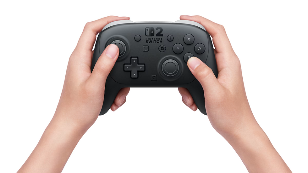 Nintendo Switch 2 Pro Controller Features Same Battery Life, But Charges Faster