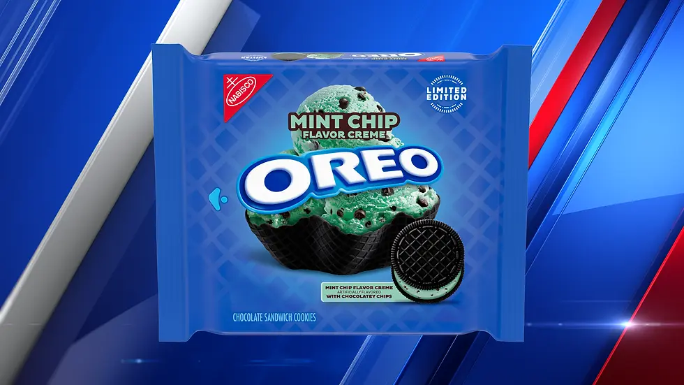 OREO Debuts Limited Edition Mint Chip Chocolate Cookies