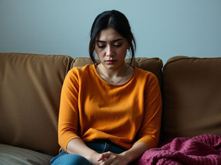 woman mourning the end of a relationship