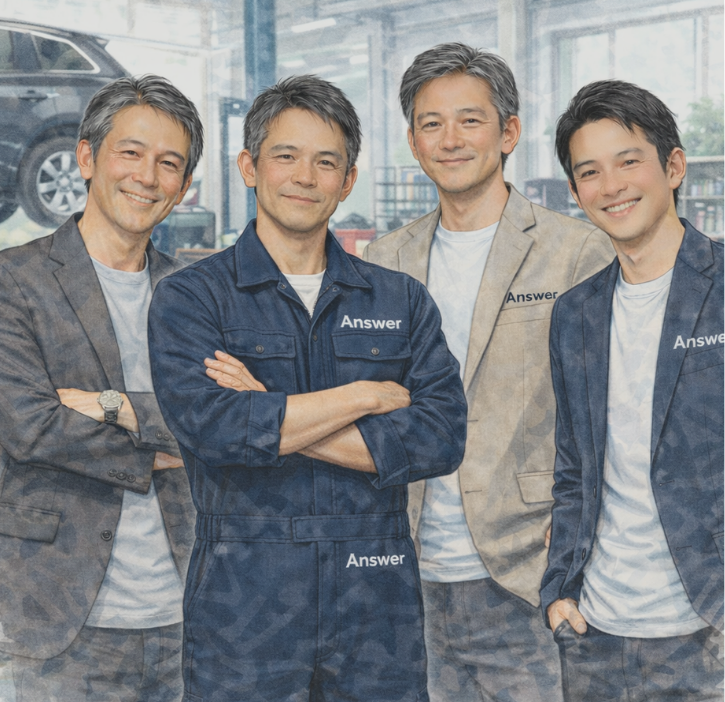 お客様の人生の一ページに刻まれるような クルマを 提案します。