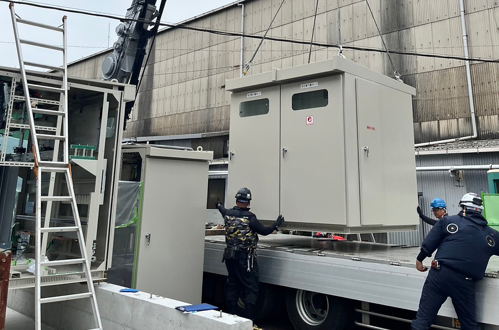 重量機器搬入・据付工事