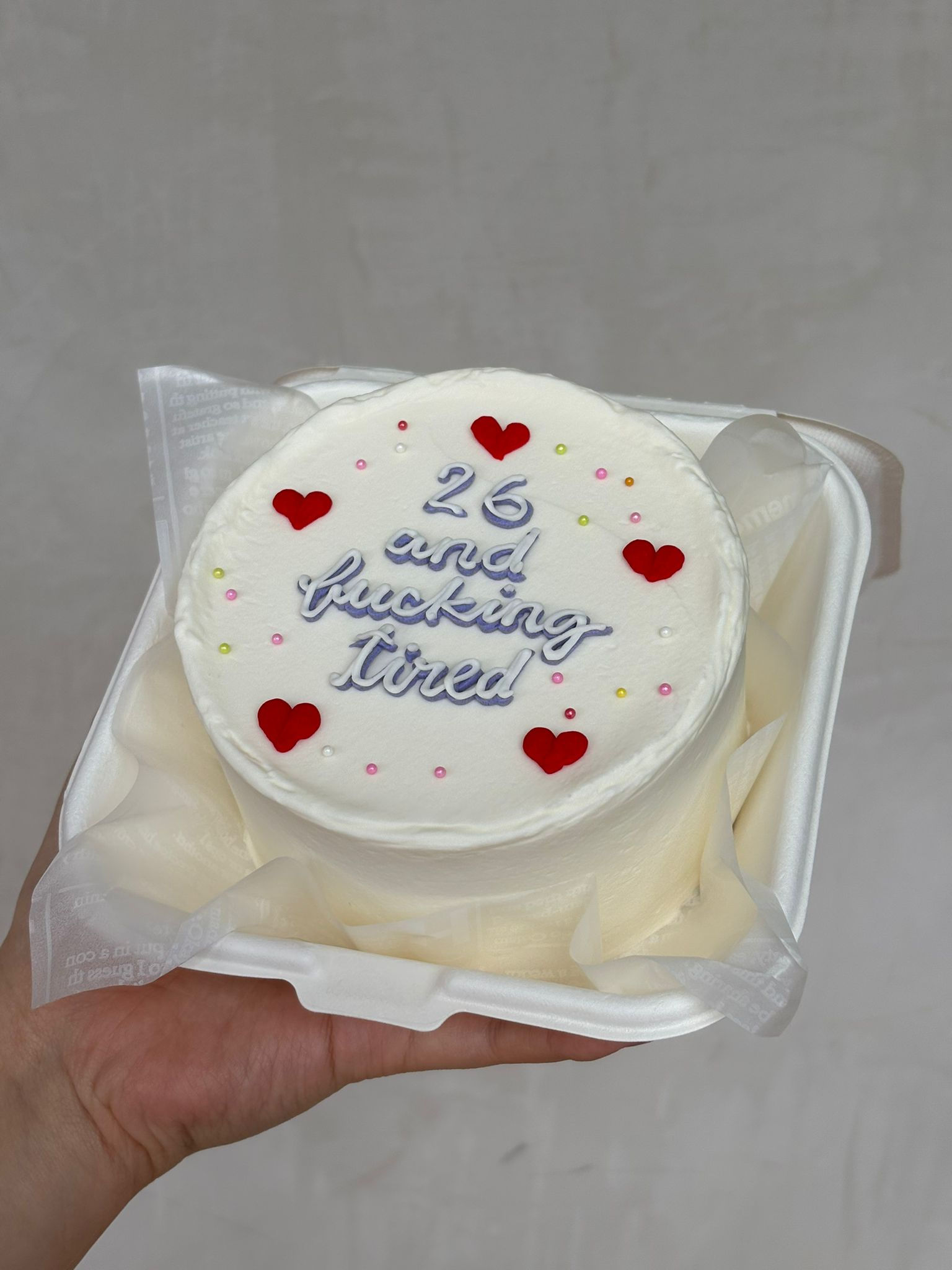Quarter-Life Mood Cake