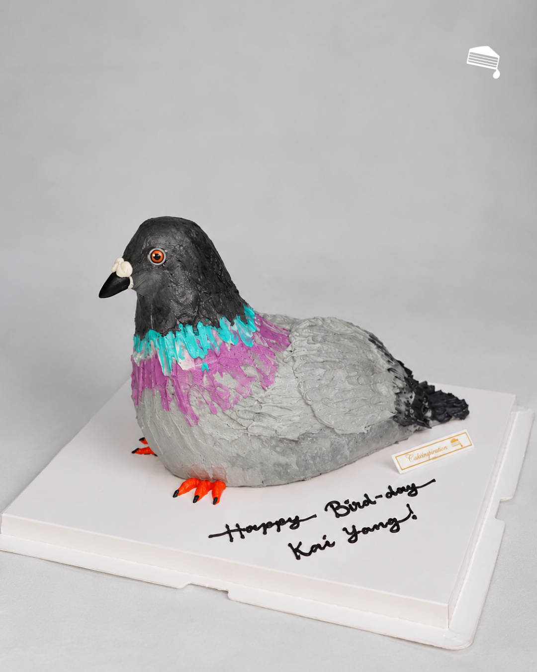 3D Pigeon Buttercream