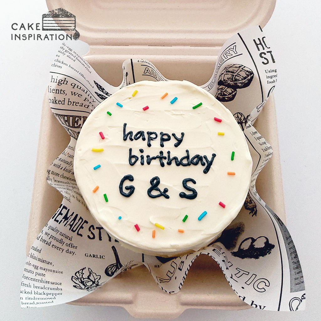 Sprinkle Round Bento Cake (R11)