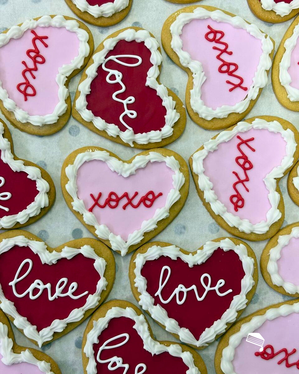 Thumbnail: Valentine Love Heart Cookies