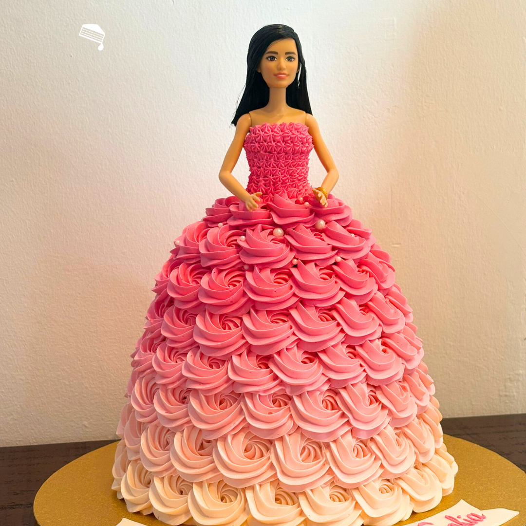 Blush Dream Gown Cake