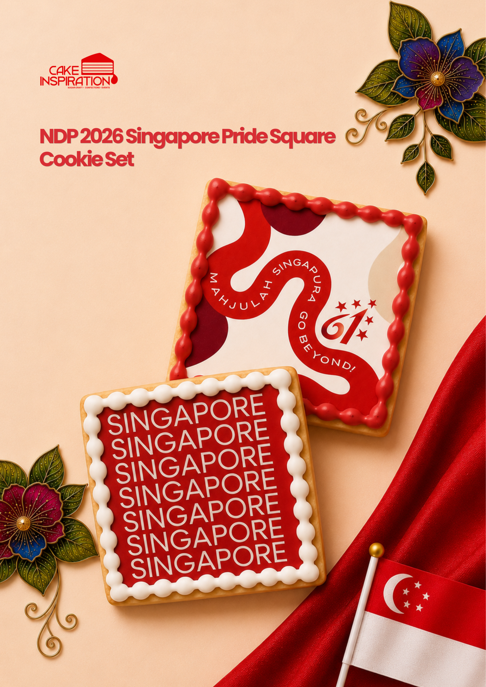 NDP 2026 Singapore Pride Square Cookie Set