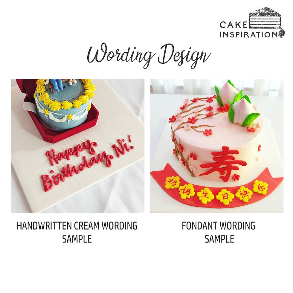 Thumbnail: Colourful Drops Tiles Theme CNY Cake