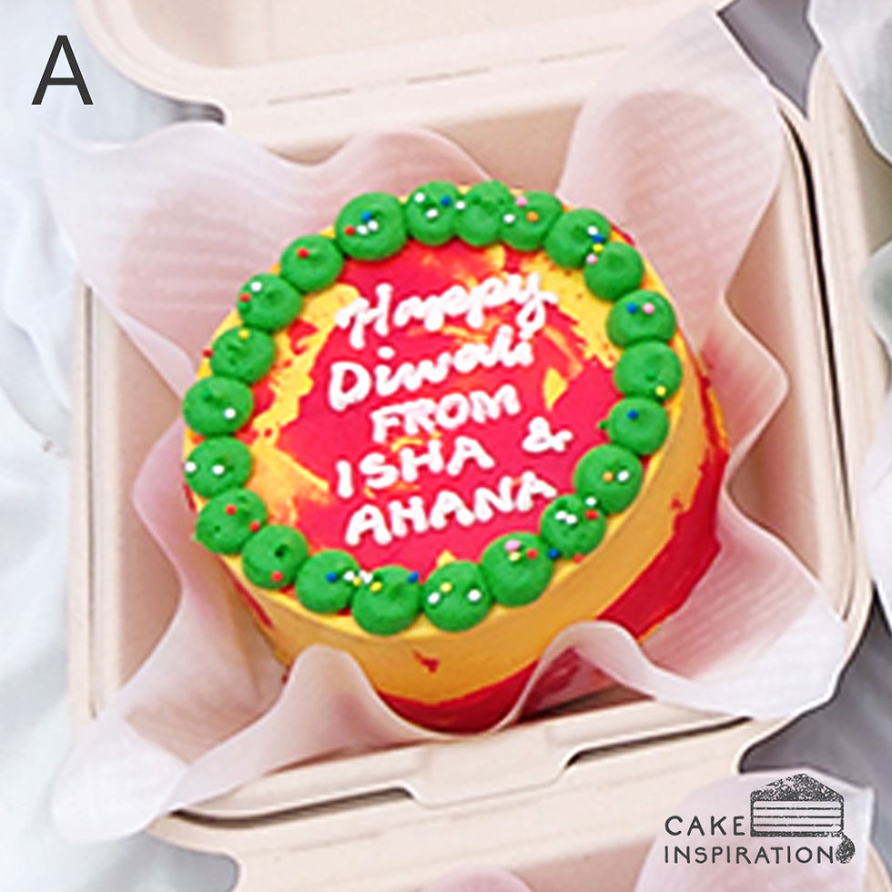 Thumbnail: Bright Colored Round Bento Cake (R29)