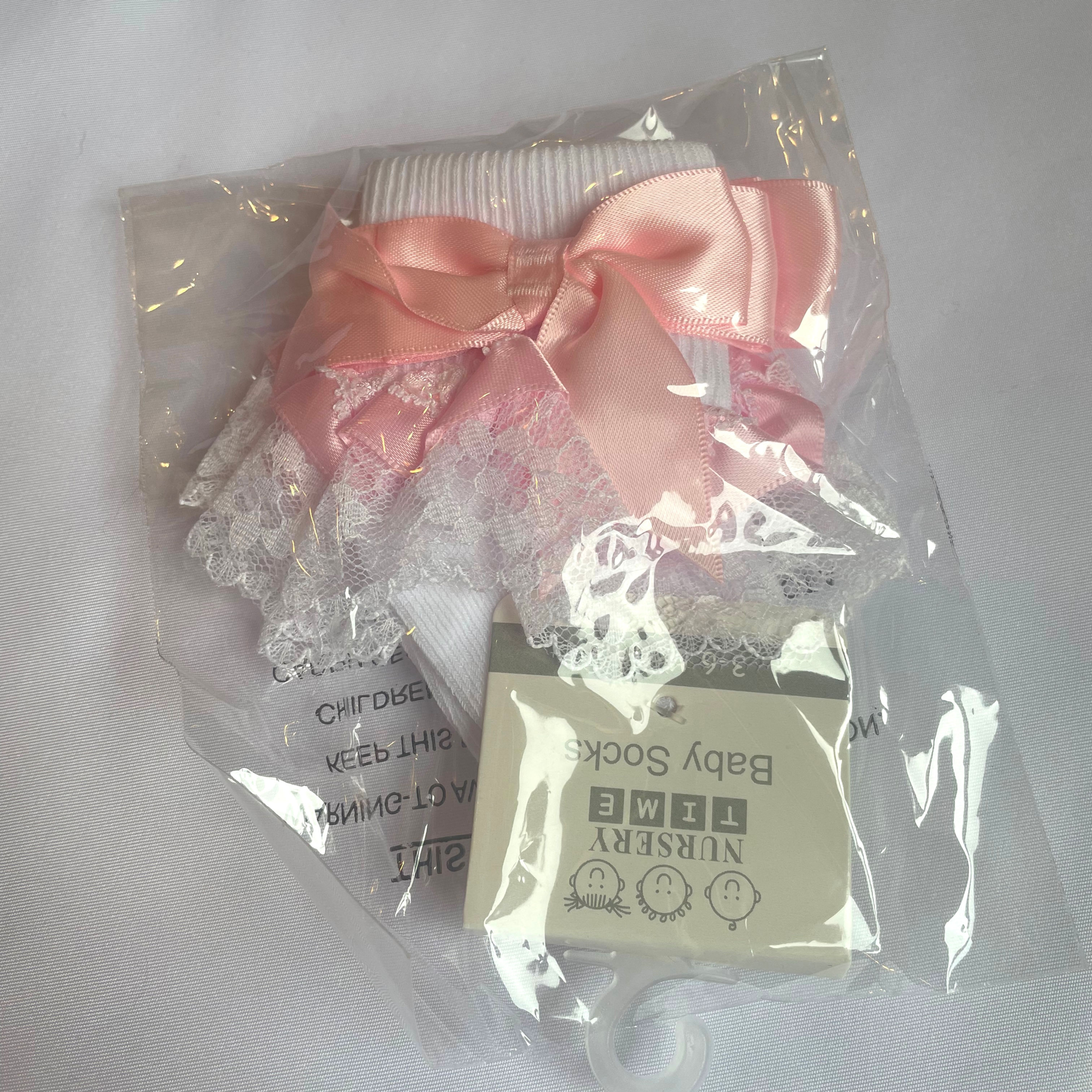 Baby bunk bow tutu ankle socks 