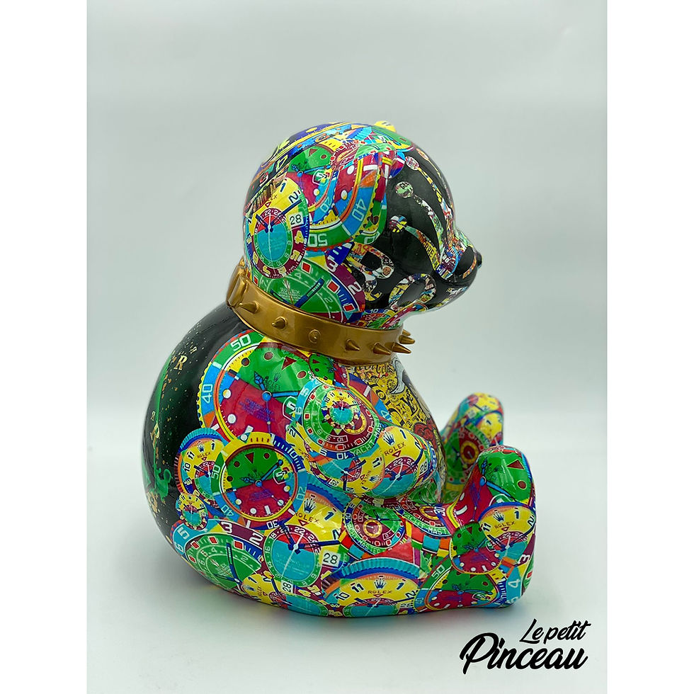 Miniature : Nounours Vert & Jaune - Art Gallery