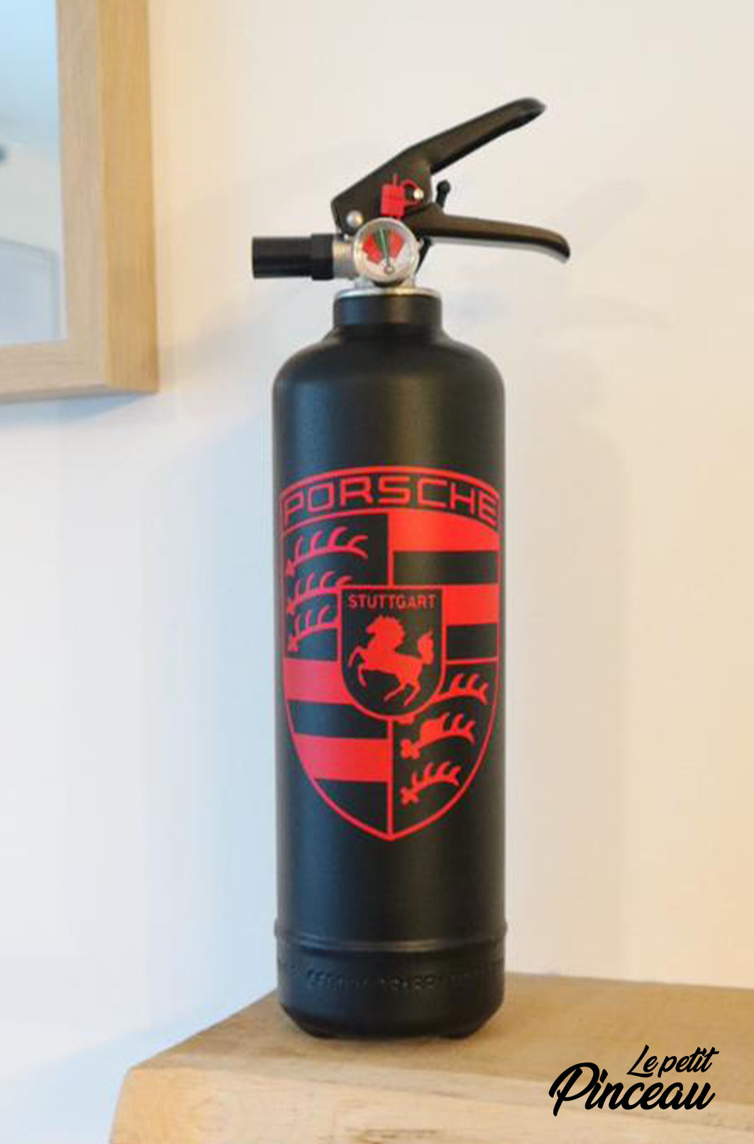 Extincteur Porsche Noir & Rouge