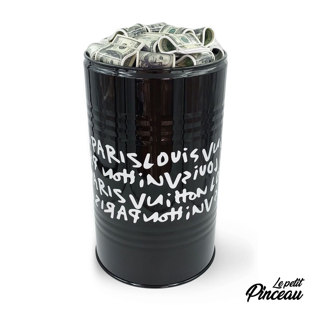 Mini baril noir & blanc - Collection Art Gallery