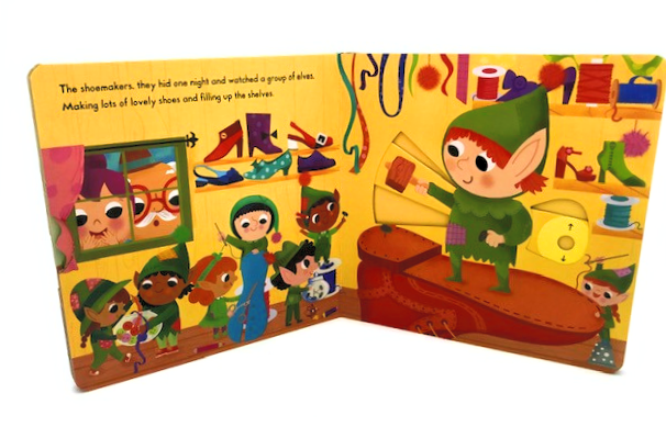 Thumbnail: The Elves and The Shoemaker A Push, Pull and Slide Book