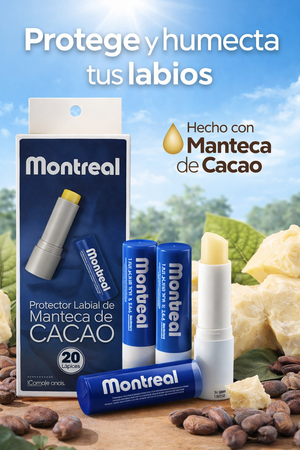 Manteca Cacao Montreal x 10 unid 