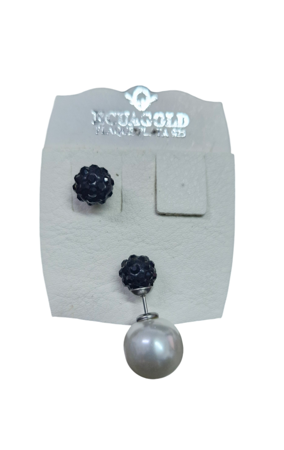 Aros de plata 925 perlas mixta art 264E