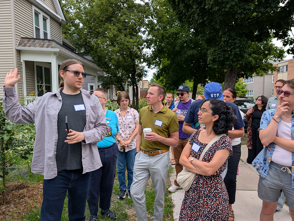 WNN Midwest Regional Gathering Housing Tour in Minneapolis with cohort participants