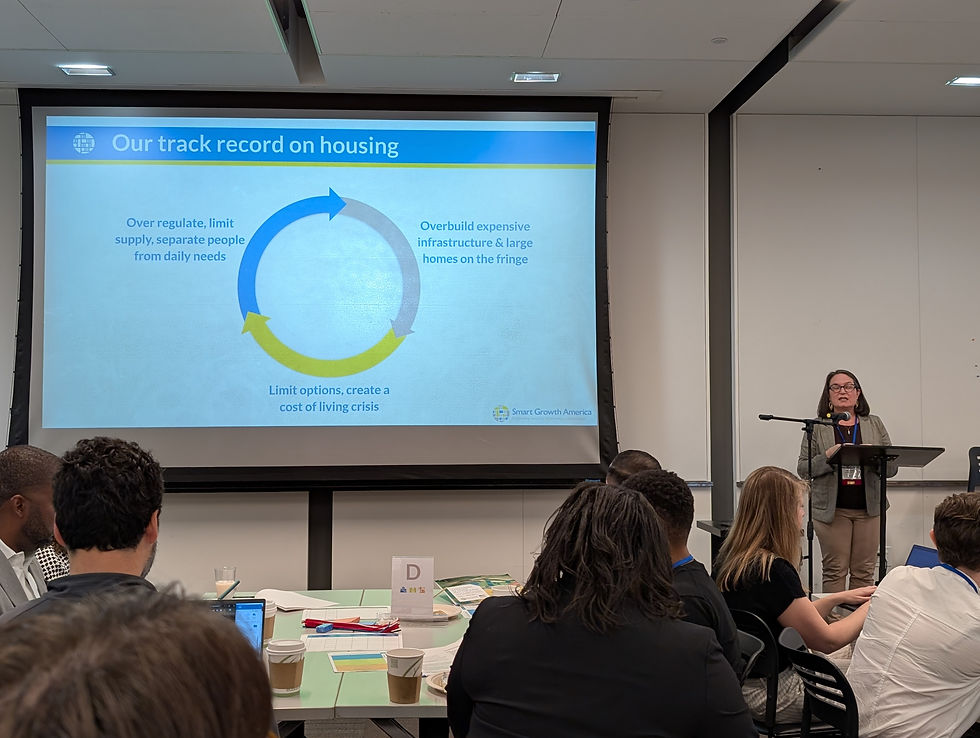 Smart Growth America housing conference in Washington, D.C.