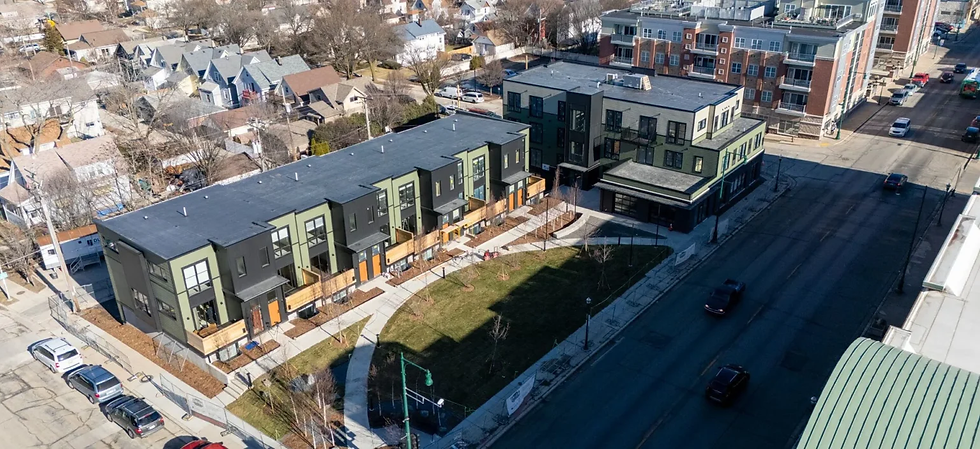 Missing Middle Housing: Union Green is a 19-unit development along W. Greenfield Ave in West Allis