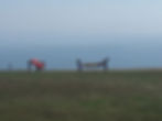 Heading to Bigbury Beach, beach near campsite