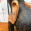 Thumbnail: Beautiful hard wood heavy elephant figure