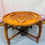 Thumbnail: Decorative and unique reversible HAITI heavily carved collapsible coffee table