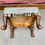 Thumbnail: vintage hand embroidered 1952-77 stool with the name Emma embroidered