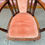 Thumbnail: Pink upholstered elm arm chair