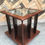 Thumbnail: Mahogany framed glass top coffee table