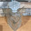 Thumbnail: Vintage square glass decanter