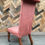 Thumbnail: Victorian prie dieu pink upholstered chair