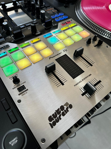 Placa inferior em Aço Inox para o Mixer DJM S11 (Pioneer DJ