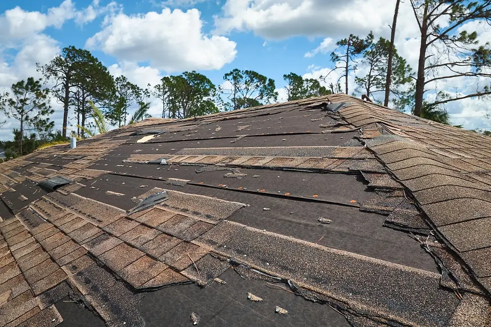 Hurricane Damaged Roof