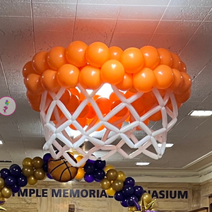 SCC Senior Night Hoop Sculpture