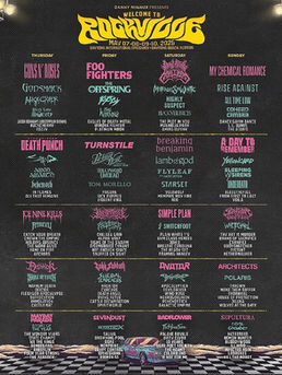 Welcome to Rockville 2026 Lineup & Festival Info