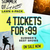 Live Nation Launches Summer of Live Lawn 4-Pack with 4 Tickets for $99