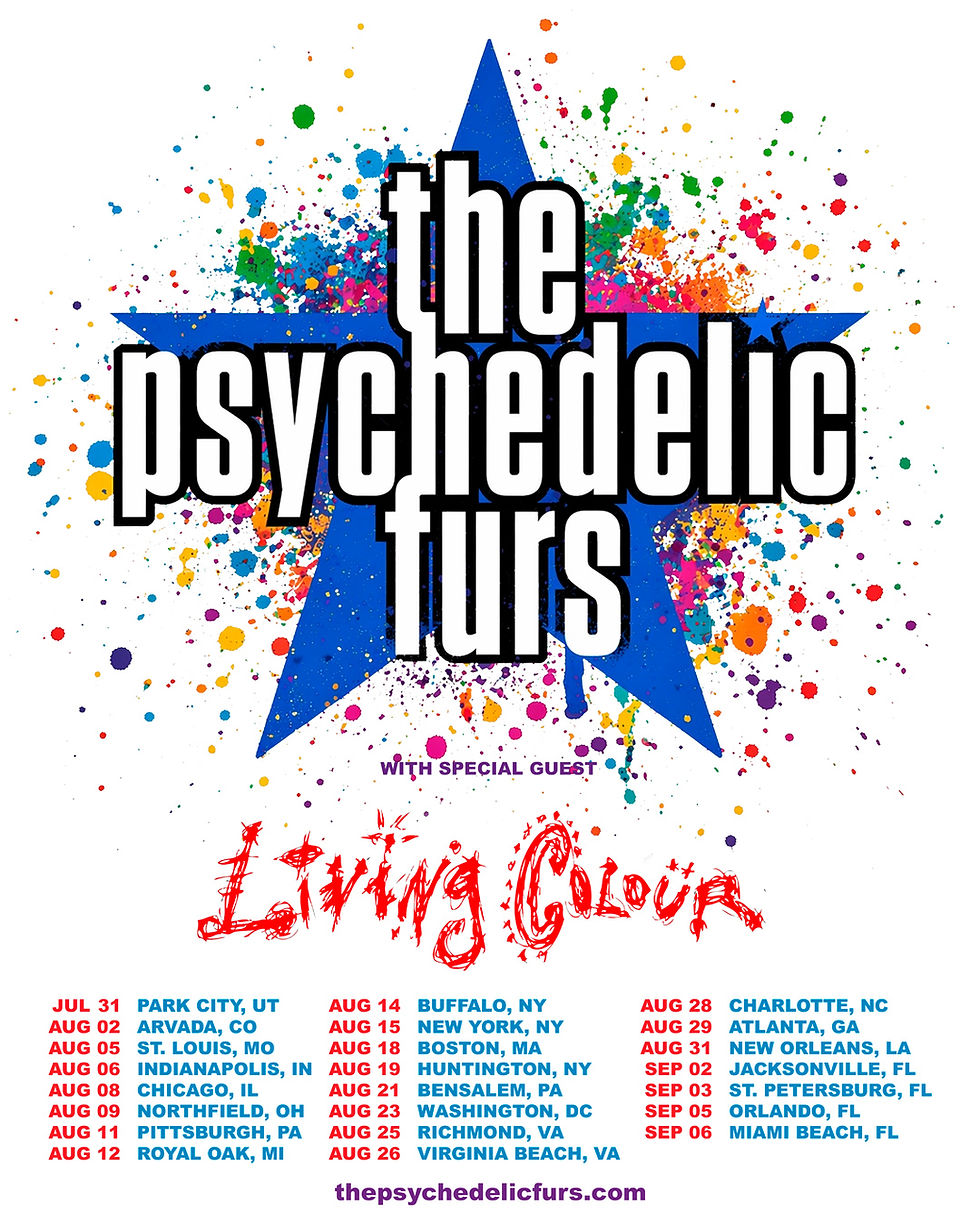 The Psychedelic Furs Announce 2026 U.S. Tour with Living Colour