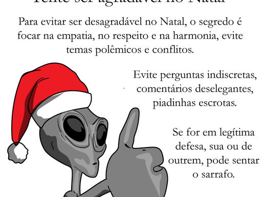 Tente ser agradável no Natal