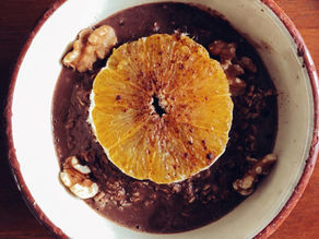AVENA CON CACAO Y NARANJA 