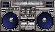 Picture of an 80s Jam Box