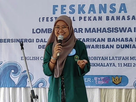Menjuarai Lomba Pidato Bahasa Inggris pada Kegiatan FESKANSA, Berikut Tanggapan Syifa tentang persiapannya di Ace of English.