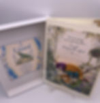 Lizard birthday card displayed in its keepsake gift box with the included Lizard Symbol Meaning Card visible inside.