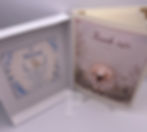 Sheep keepsake greeting card displayed in its gift box with the included Sheep Symbol Meaning Card visible inside.