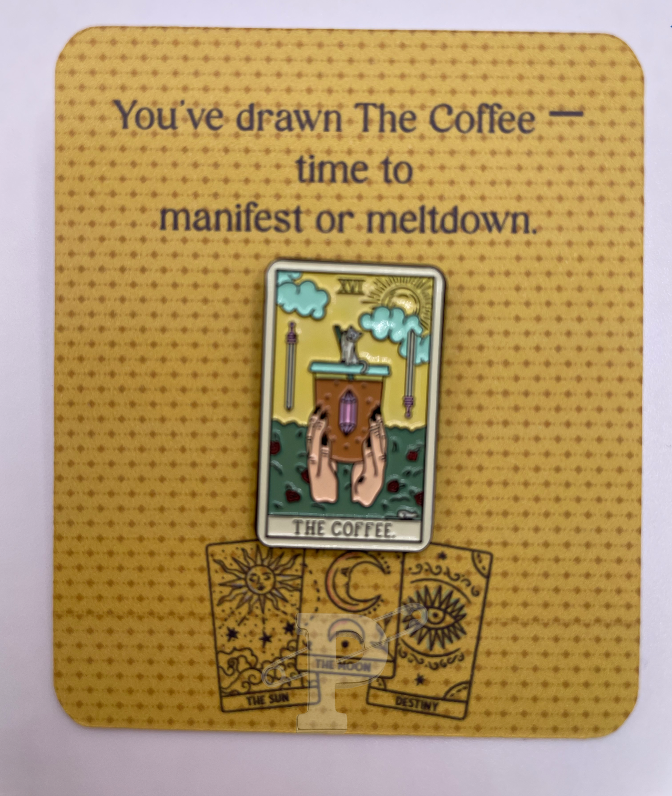 Pin-Tarot Card-The Coffee