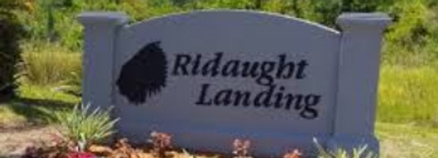 Ridaught Landing Three Association Entry Sign