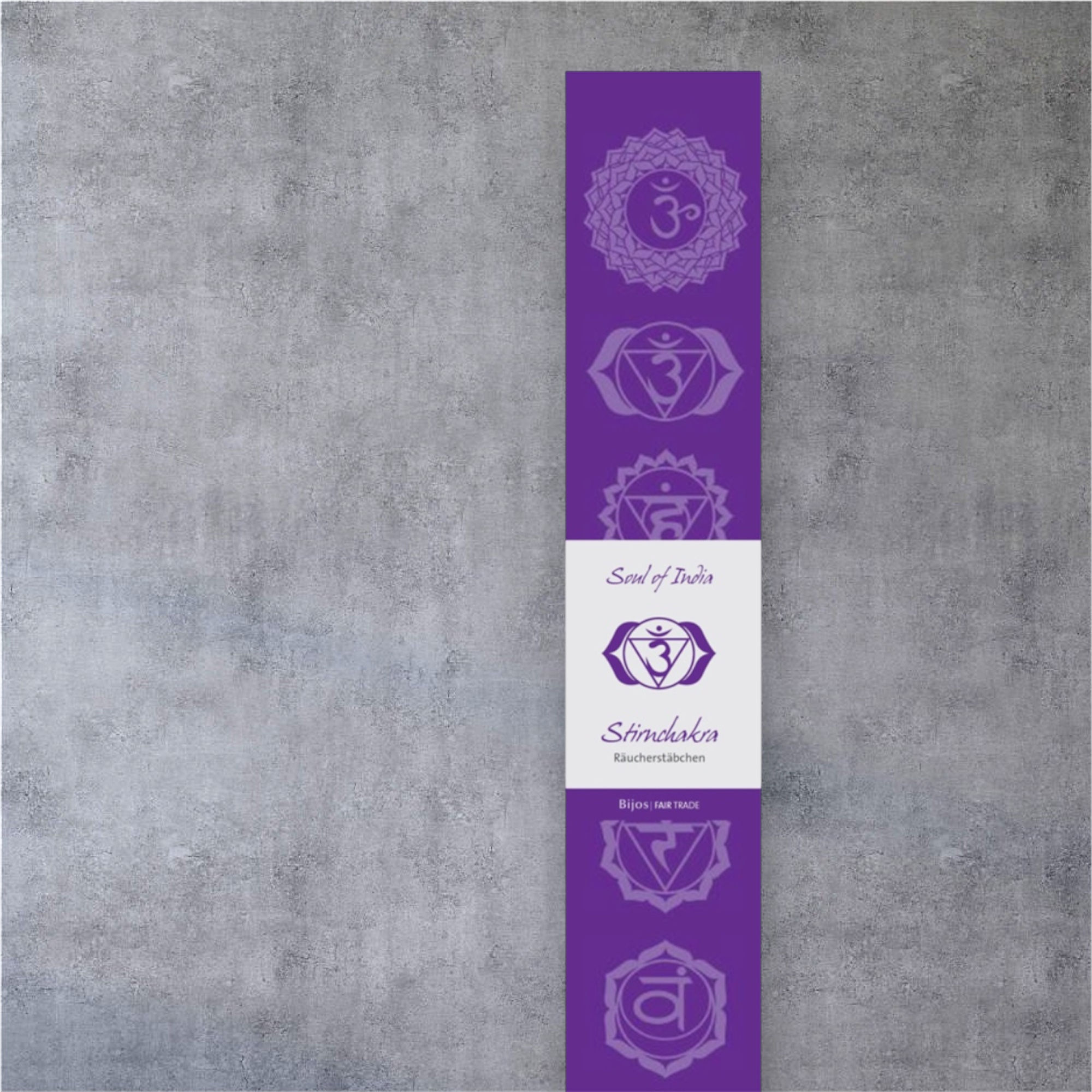  Räucherstäbchen „STIRNCHAKRA“ Soul of India FAIR TRADE