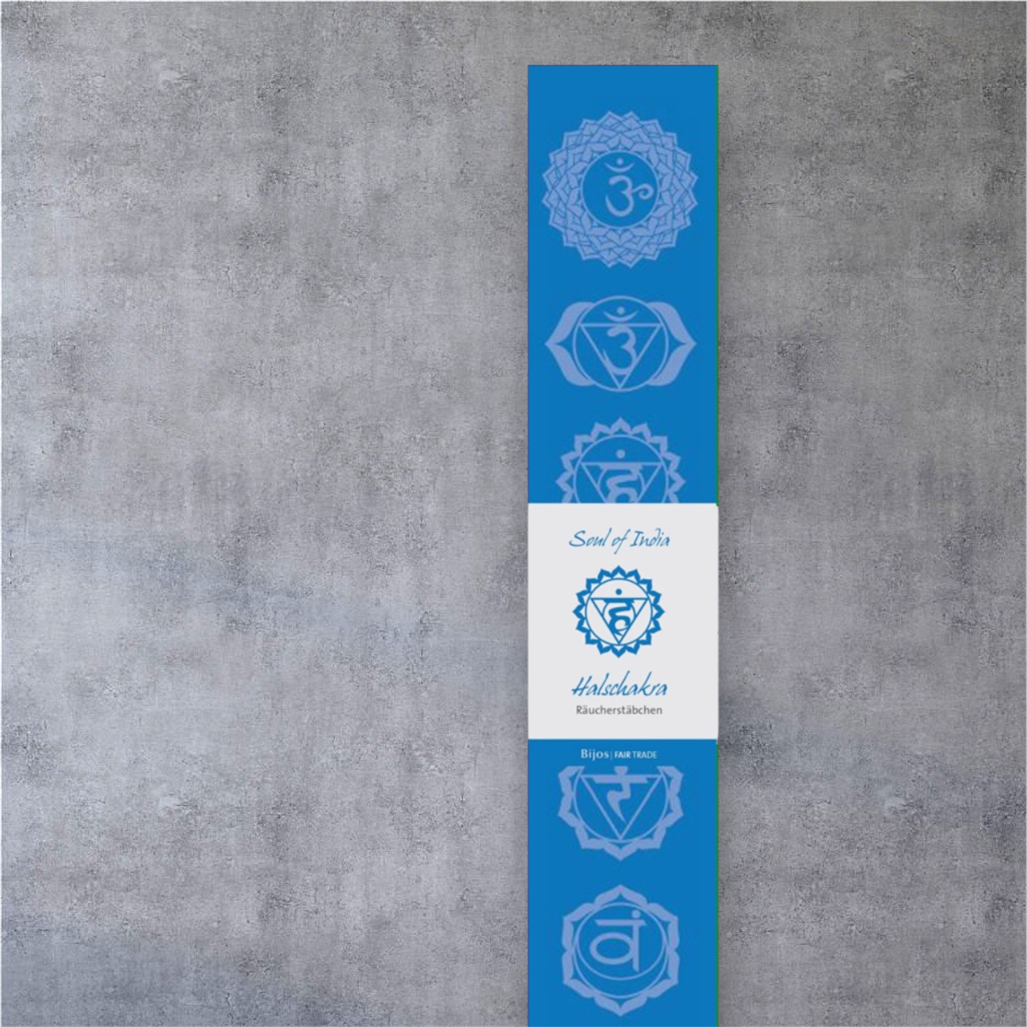 Räucherstäbchen „HALSCHAKRA“ Soul of India FAIR TRADE