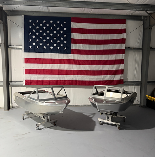 Two welded 7 foot Jetstream Hulls 